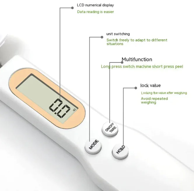 Digital Kitchen Measuring Spoon